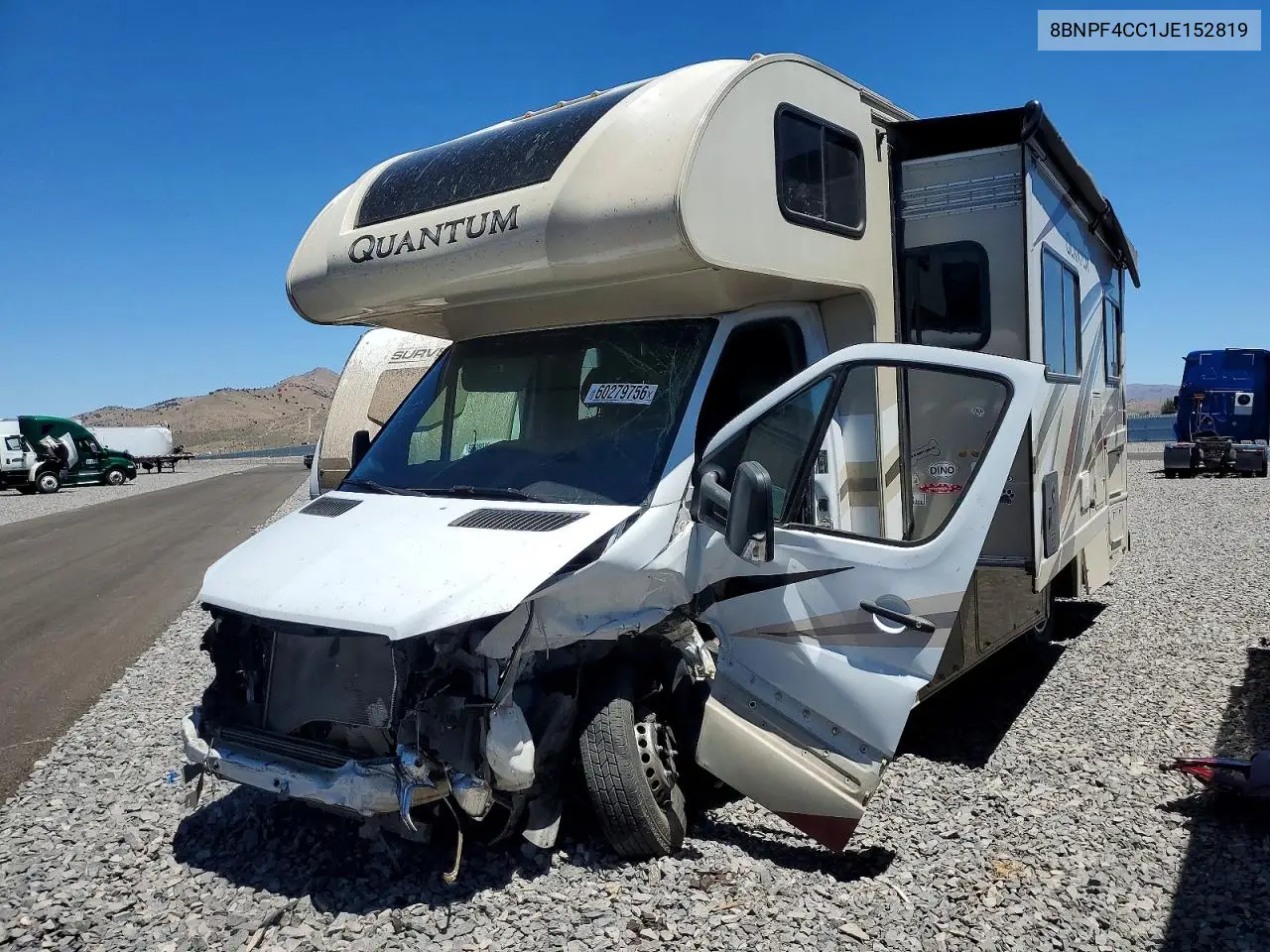 2018 Mercedes-Benz Sprinter 3500 VIN: 8BNPF4CC1JE152819 Lot: 60279756
