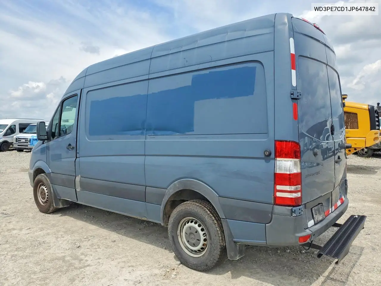 2018 Mercedes-Benz Sprinter 2500 VIN: WD3PE7CD1JP647842 Lot: 61771136