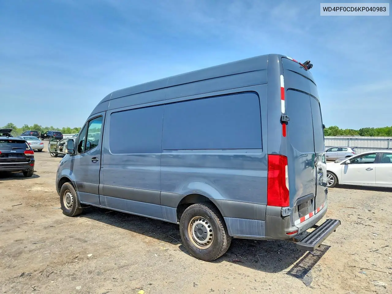 2019 Mercedes-Benz Sprinter 2500/3500 Delivery Van VIN: WD4PF0CD6KP040983 Lot: 55477446