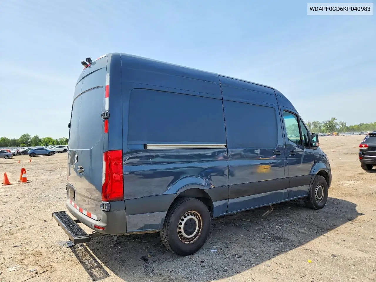 2019 Mercedes-Benz Sprinter 2500/3500 Delivery Van VIN: WD4PF0CD6KP040983 Lot: 55477446