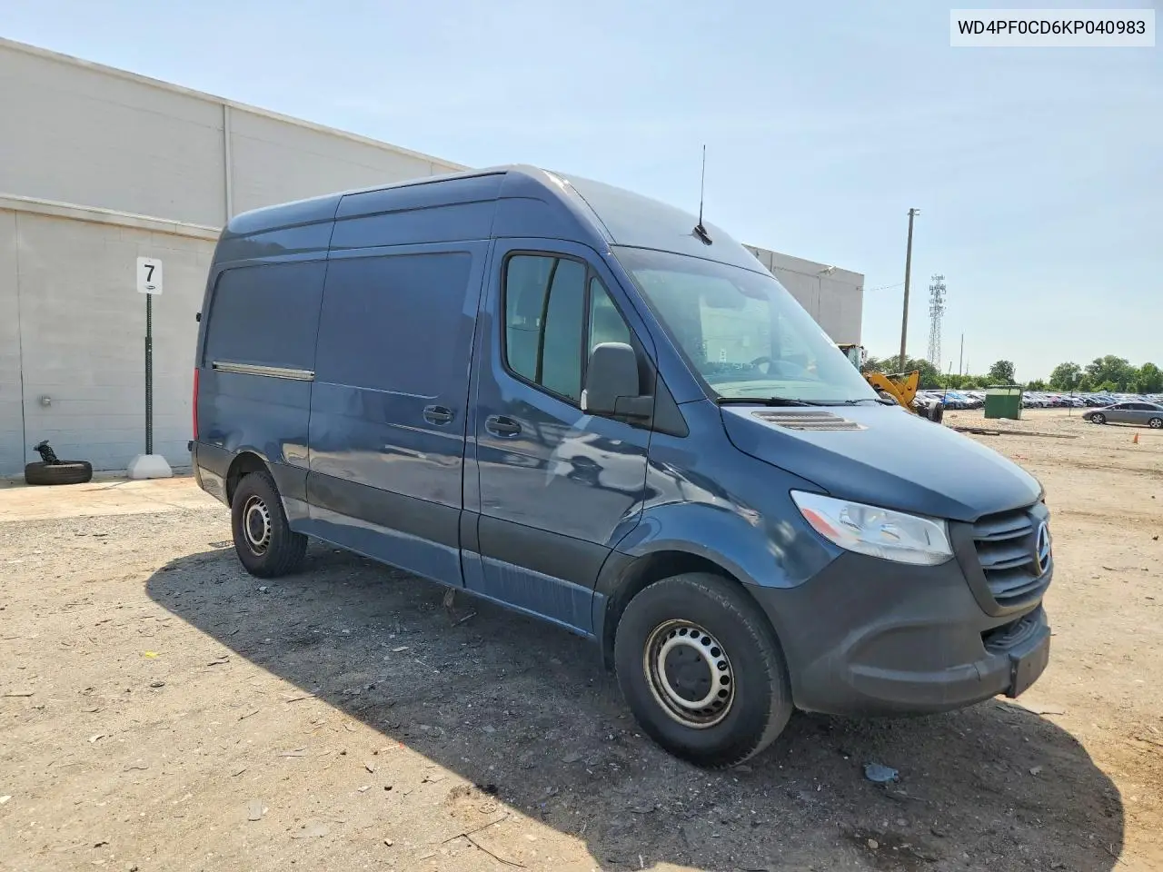2019 Mercedes-Benz Sprinter 2500/3500 Delivery Van VIN: WD4PF0CD6KP040983 Lot: 55477446