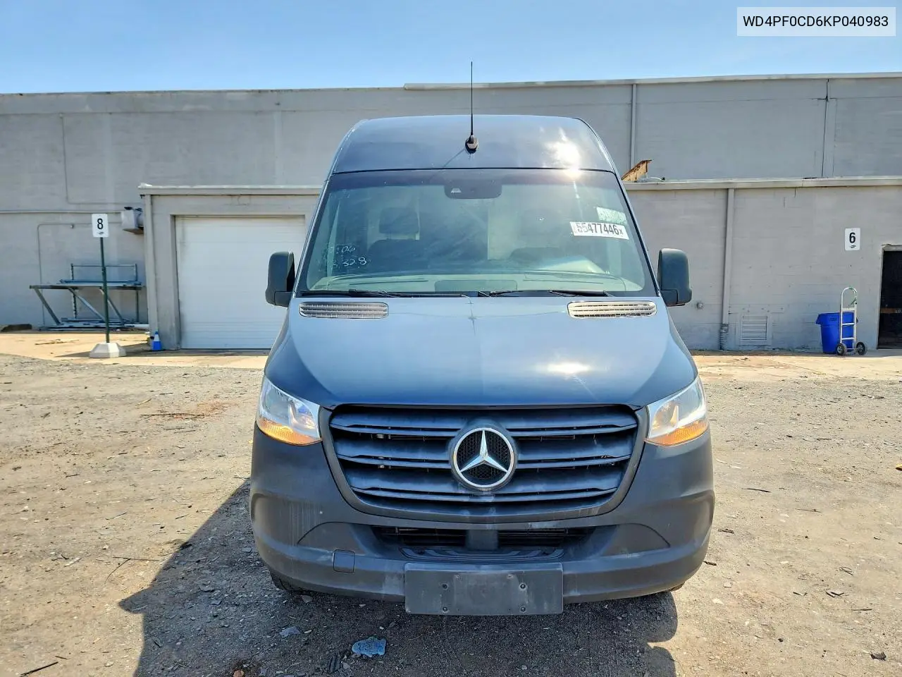 2019 Mercedes-Benz Sprinter 2500/3500 Delivery Van VIN: WD4PF0CD6KP040983 Lot: 55477446