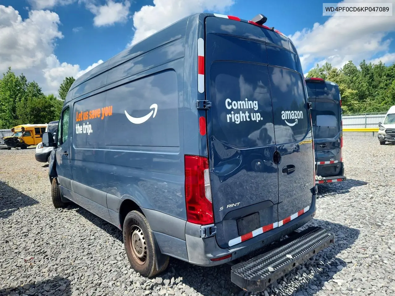 2019 Mercedes Benz Sprinter 2500 VIN: WD4PF0CD6KP047089 Lot: 56453226