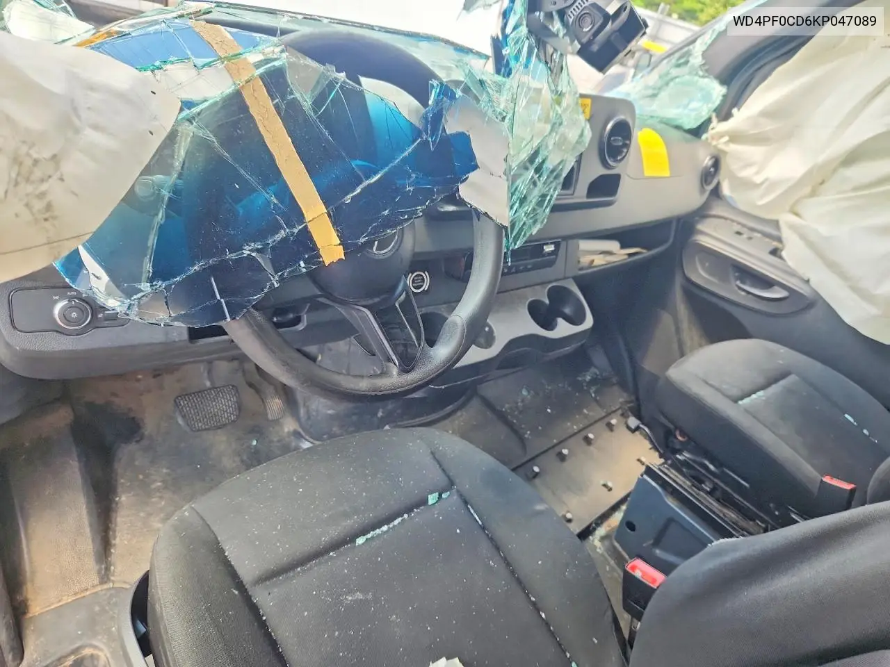 2019 Mercedes Benz Sprinter 2500 VIN: WD4PF0CD6KP047089 Lot: 56453226