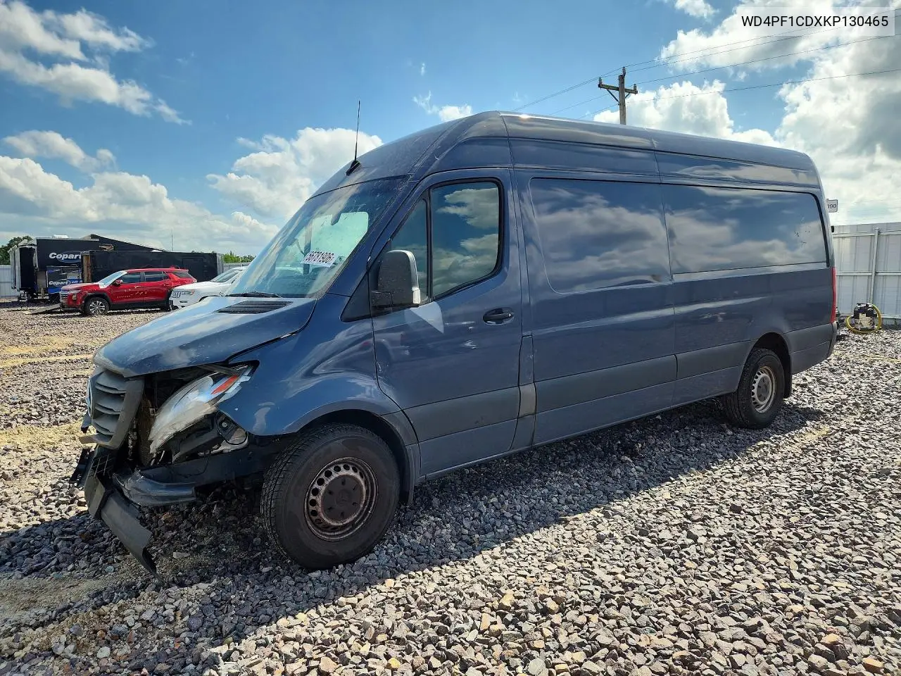 2019 Mercedes-Benz Sprinter 2500 VIN: WD4PF1CDXKP130465 Lot: 56781906