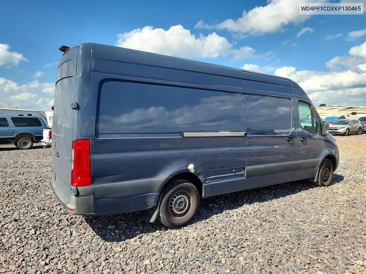 2019 Mercedes-Benz Sprinter 2500 VIN: WD4PF1CDXKP130465 Lot: 56781906