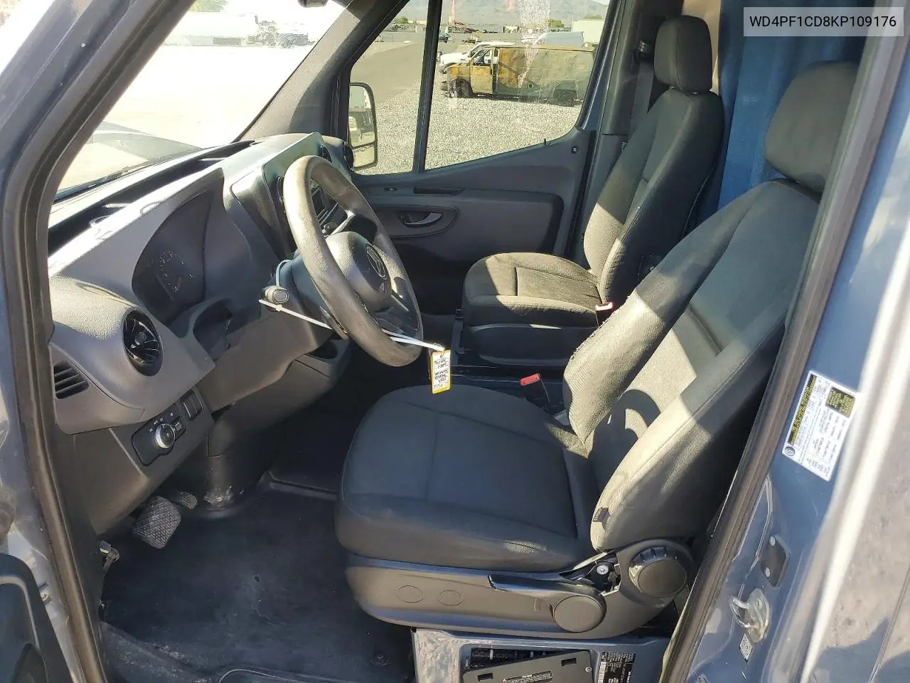 2019 Mercedes-Benz Sprinter 2500 VIN: WD4PF1CD8KP109176 Lot: 57398336