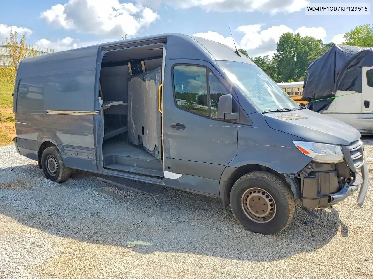 2019 Mercedes-Benz Sprinter 2500/3500 Delivery Van VIN: WD4PF1CD7KP129516 Lot: 58323906