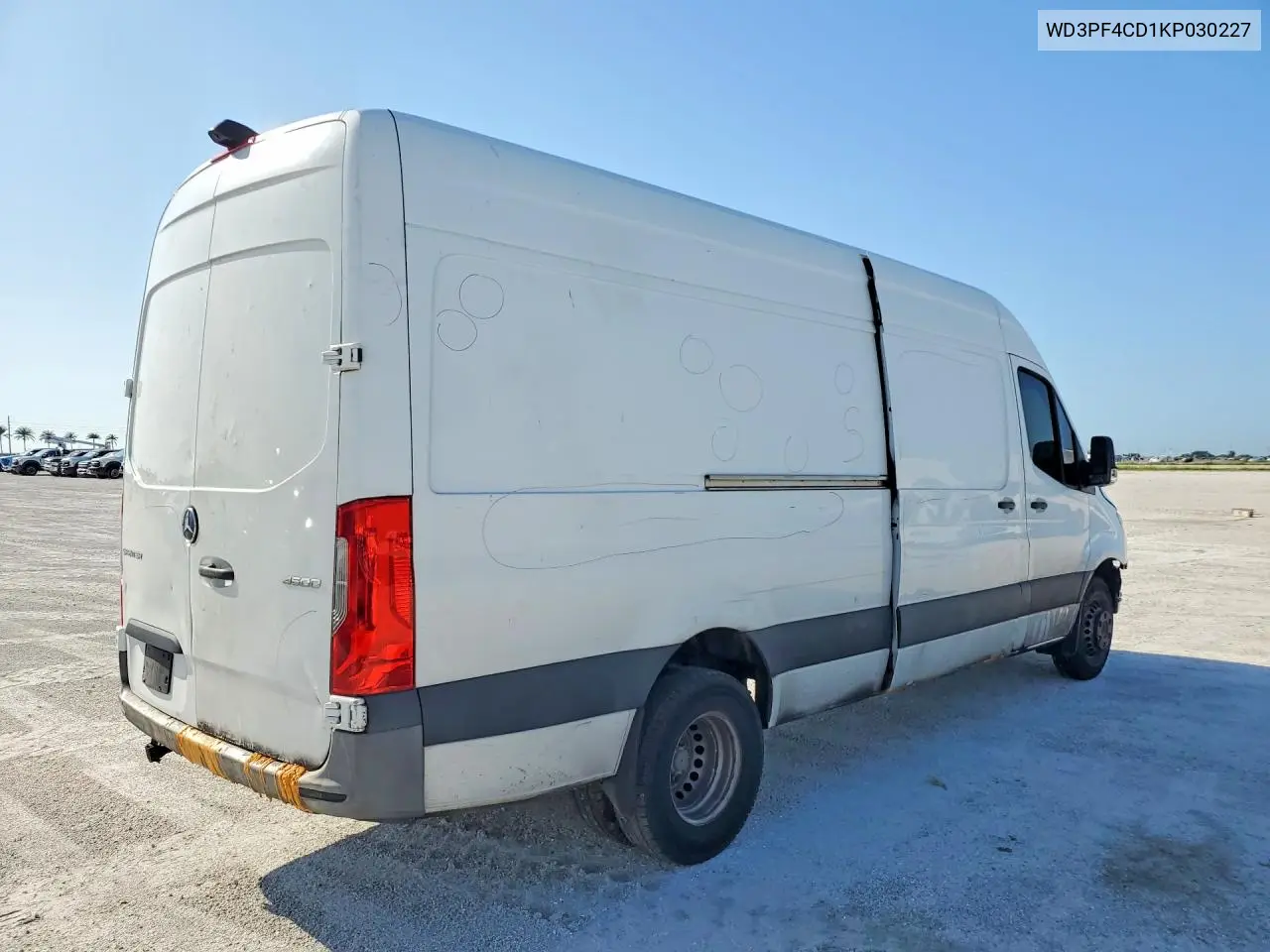 2019 Mercedes-Benz Sprinter 3500/4500 VIN: WD3PF4CD1KP030227 Lot: 58686756