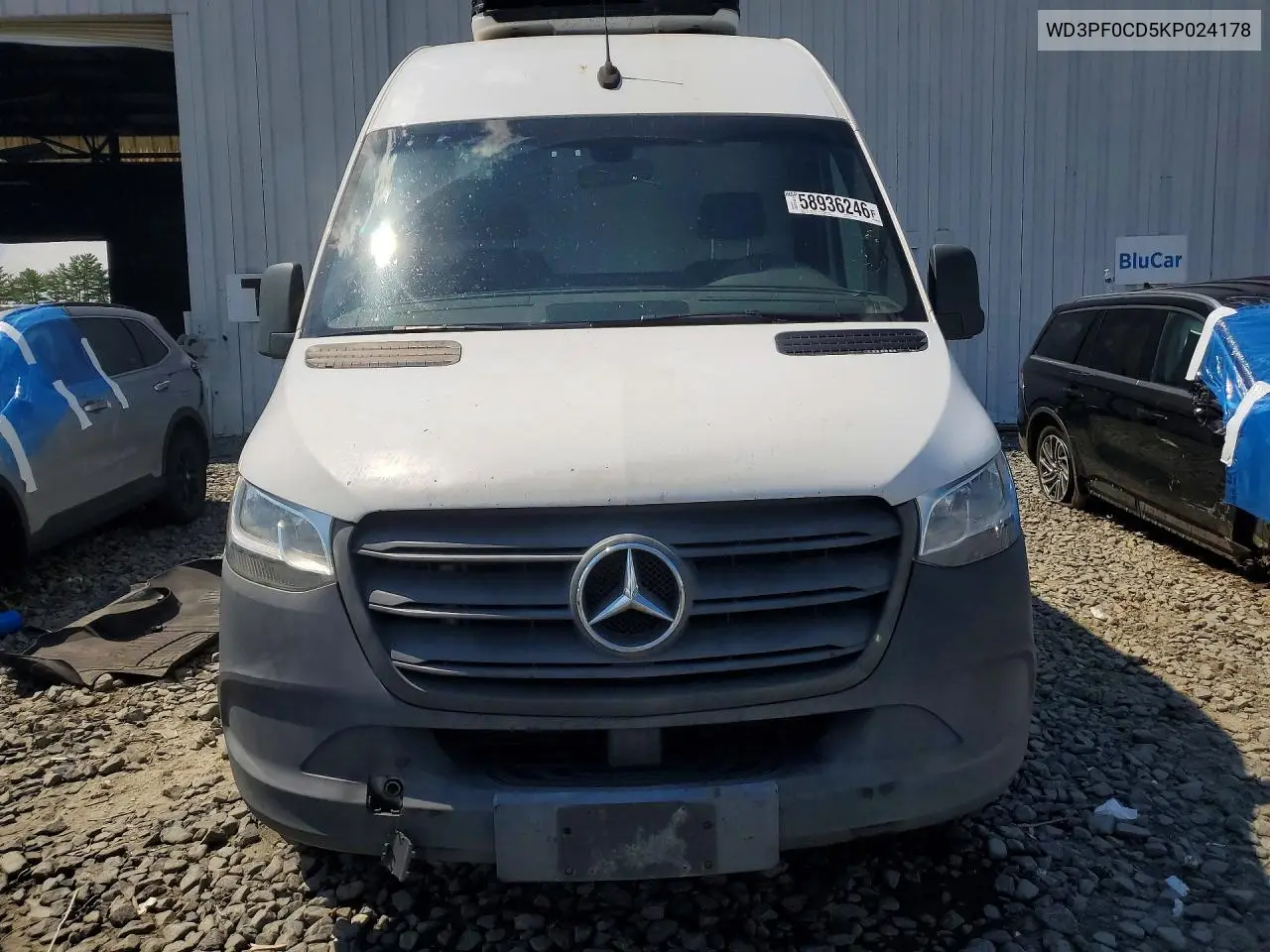2019 Mercedes-Benz Sprinter 2500/3500 VIN: WD3PF0CD5KP024178 Lot: 58936246