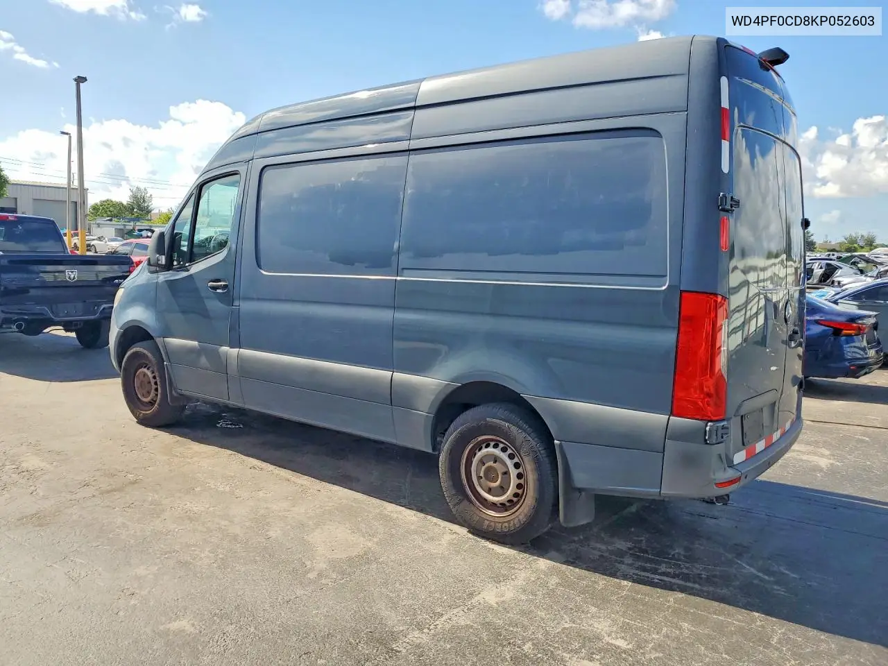 2019 Mercedes-Benz Sprinter 2500 VIN: WD4PF0CD8KP052603 Lot: 59111896