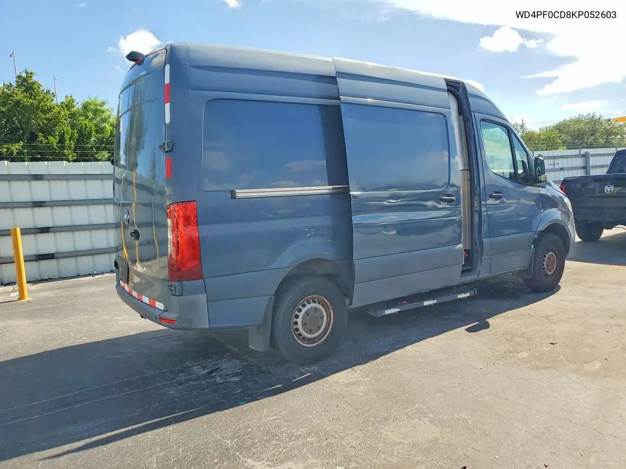 2019 Mercedes-Benz Sprinter 2500 VIN: WD4PF0CD8KP052603 Lot: 59111896