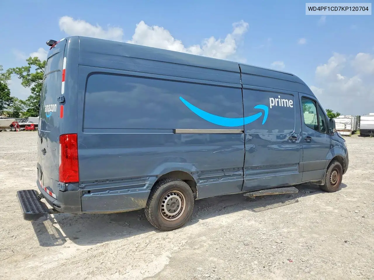 2019 Mercedes-Benz Sprinter 2500/3500 VIN: WD4PF1CD7KP120704 Lot: 59185396