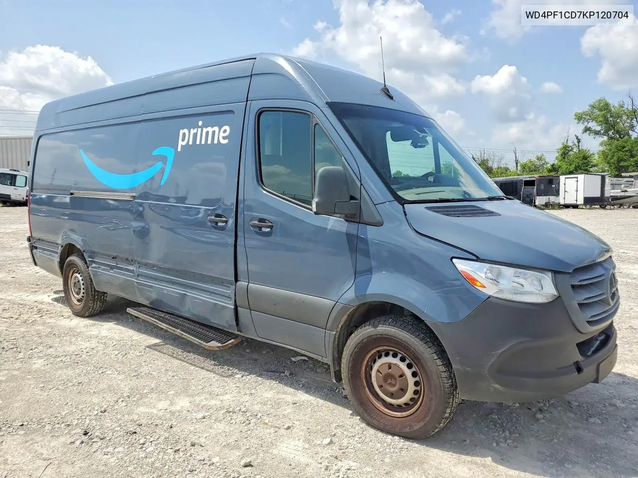 2019 Mercedes-Benz Sprinter 2500/3500 VIN: WD4PF1CD7KP120704 Lot: 59185396