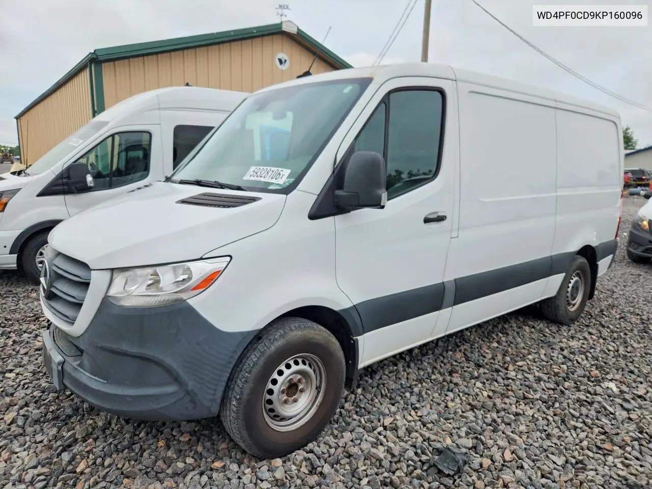 2019 Mercedes-Benz Sprinter 2500/3500 VIN: WD4PF0CD9KP160096 Lot: 59328106