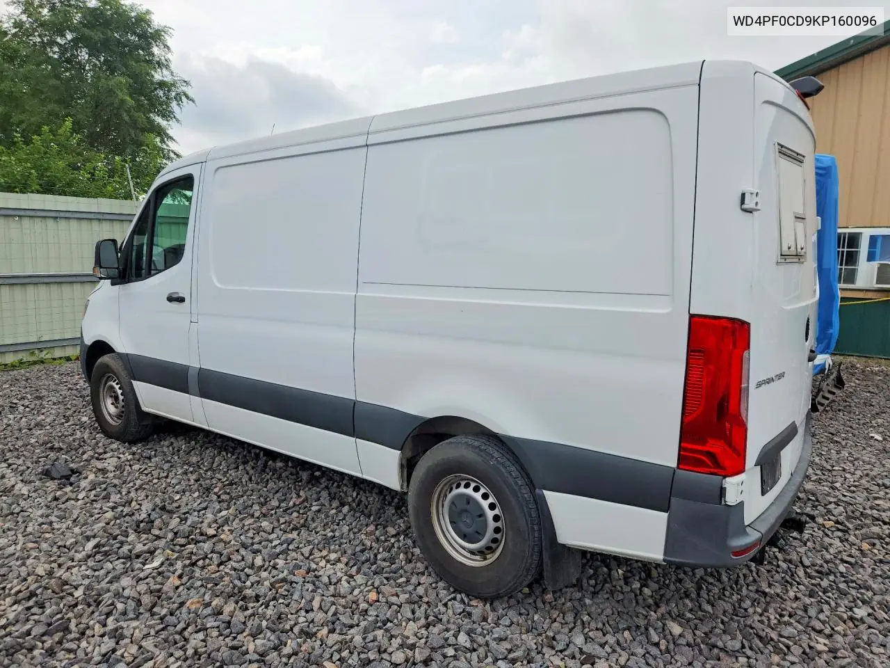 2019 Mercedes-Benz Sprinter 2500/3500 VIN: WD4PF0CD9KP160096 Lot: 59328106