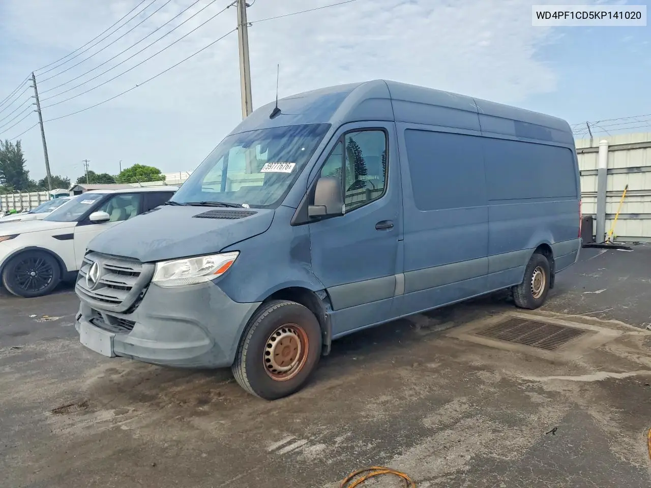 2019 Mercedes-Benz Sprinter 2500/3500 Delivery Van VIN: WD4PF1CD5KP141020 Lot: 59777676