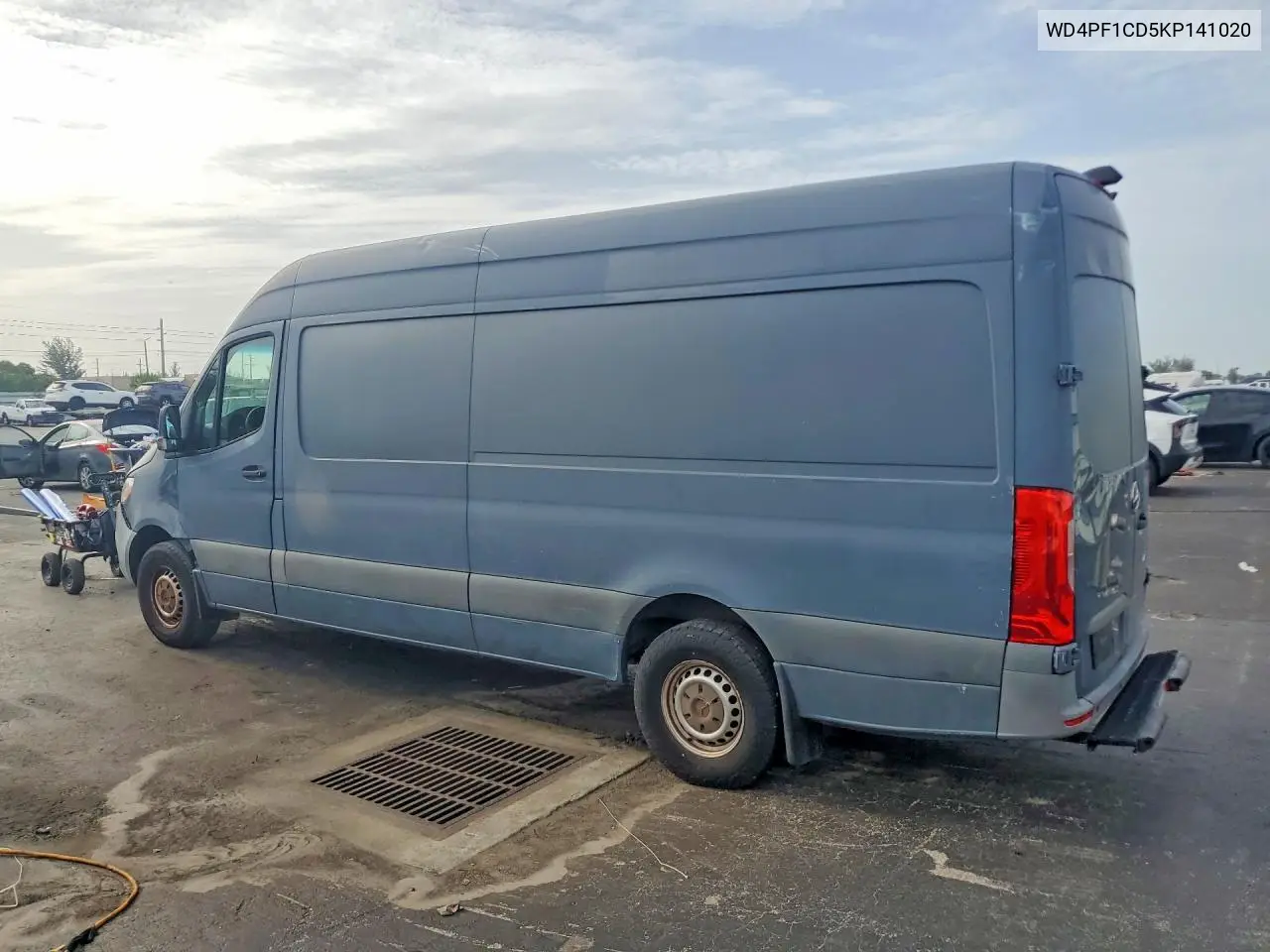 2019 Mercedes-Benz Sprinter 2500/3500 Delivery Van VIN: WD4PF1CD5KP141020 Lot: 59777676