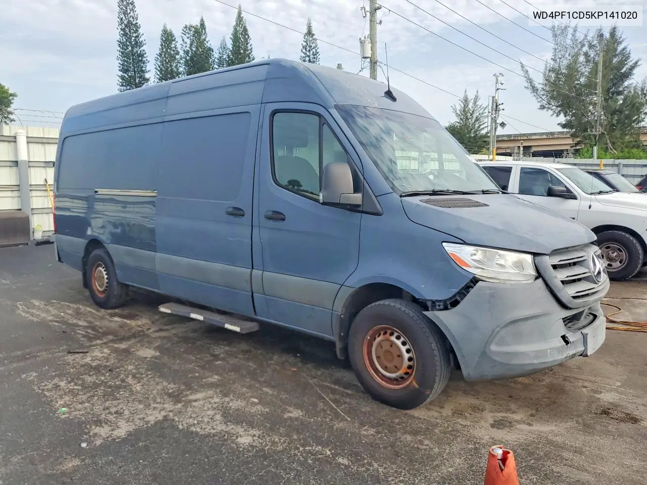 2019 Mercedes-Benz Sprinter 2500/3500 Delivery Van VIN: WD4PF1CD5KP141020 Lot: 59777676