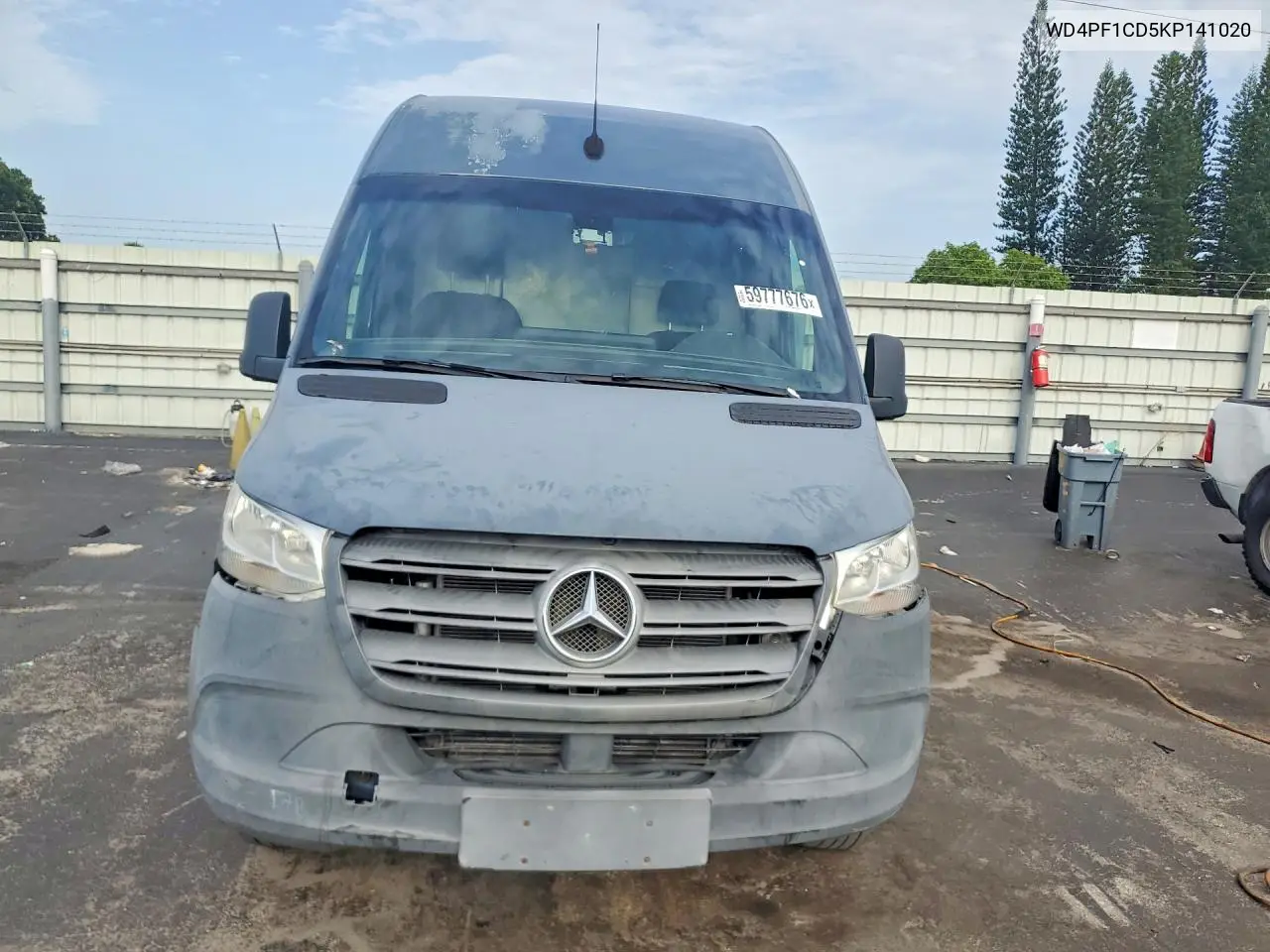 2019 Mercedes-Benz Sprinter 2500/3500 Delivery Van VIN: WD4PF1CD5KP141020 Lot: 59777676