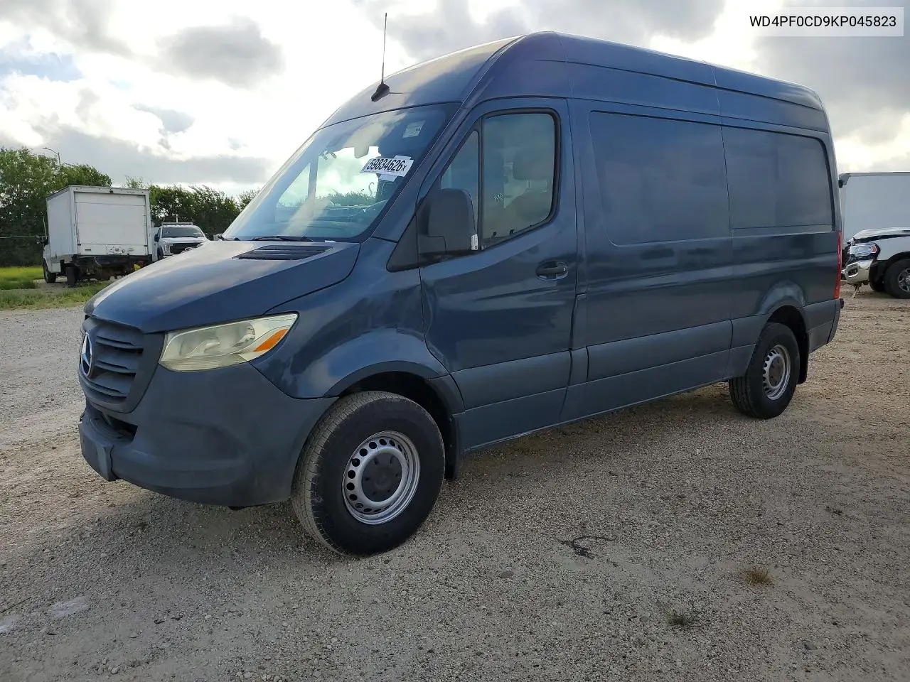 2019 Mercedes-Benz Sprinter 2500/3500 Delivery Van VIN: WD4PF0CD9KP045823 Lot: 59834626