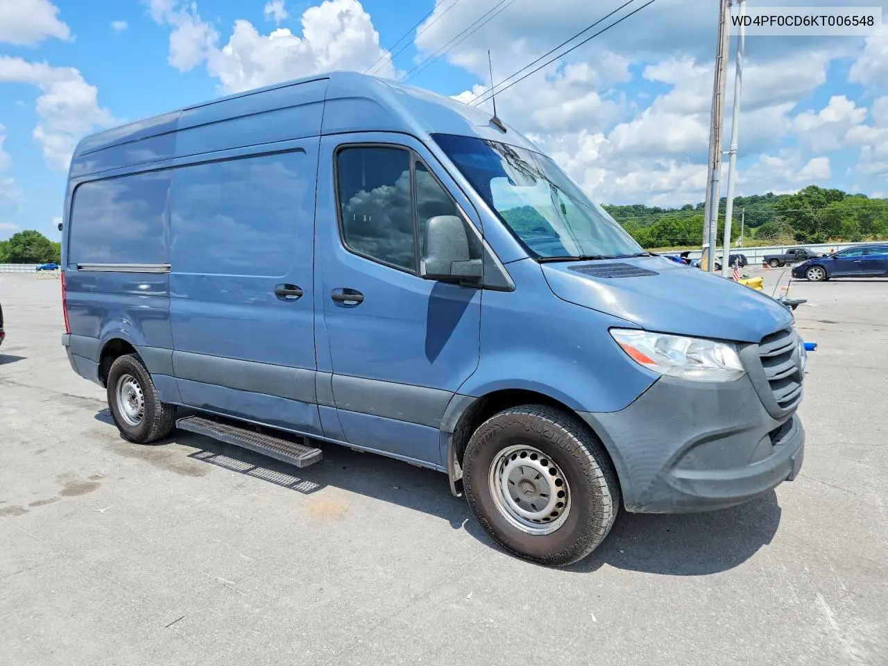 2019 Mercedes-Benz Sprinter 2500/3500 Delivery Van VIN: WD4PF0CD6KT006548 Lot: 59973966