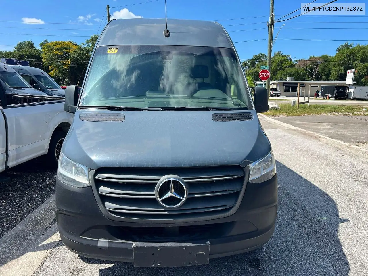 2019 Mercedes-Benz Sprinter 2500/3500 VIN: WD4PF1CD2KP132372 Lot: 60043286