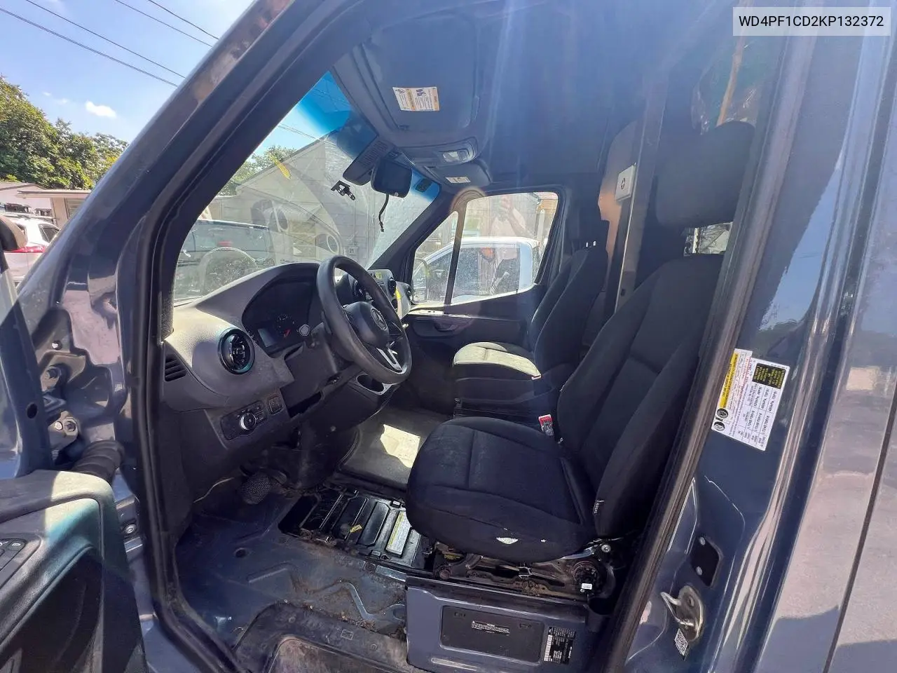 2019 Mercedes-Benz Sprinter 2500/3500 VIN: WD4PF1CD2KP132372 Lot: 60043286