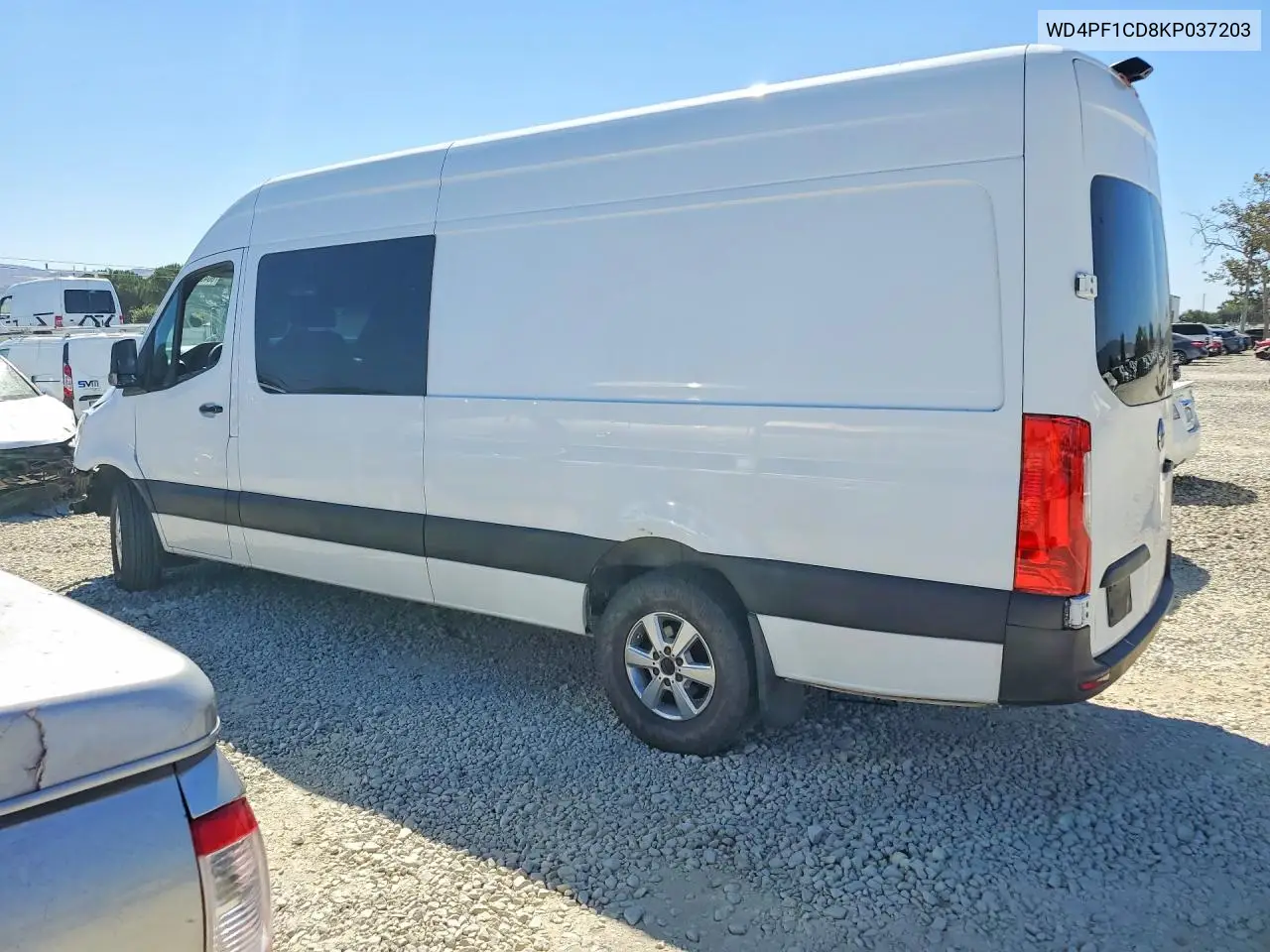 2019 Mercedes-Benz Sprinter 2500/3500 VIN: WD4PF1CD8KP037203 Lot: 60433456