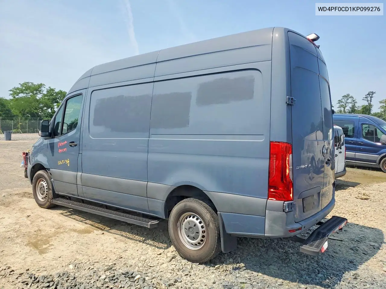 2019 Mercedes-Benz Sprinter 2500/3500 VIN: WD4PF0CD1KP099276 Lot: 60442466