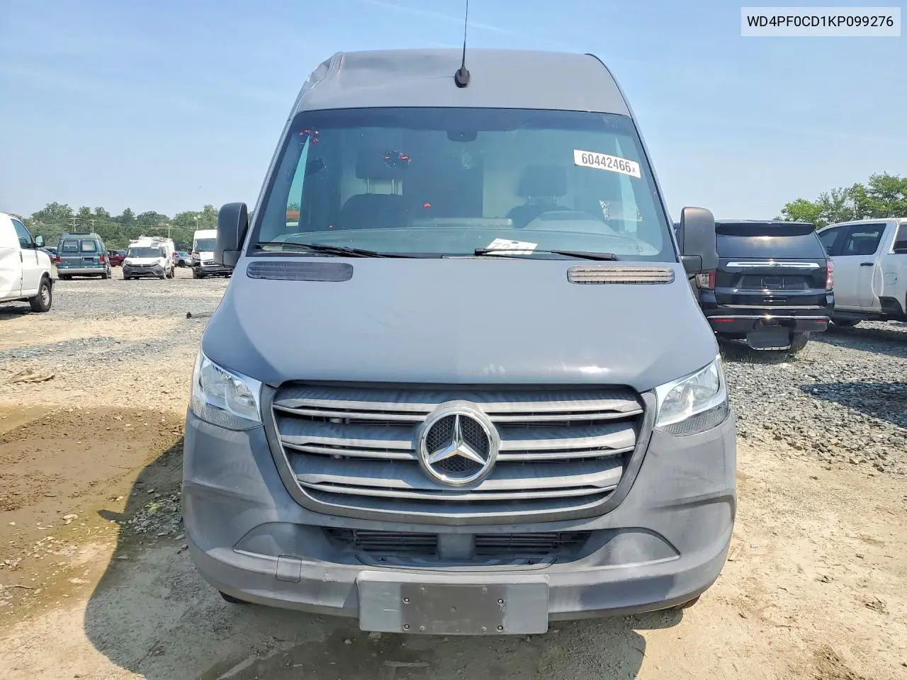 2019 Mercedes-Benz Sprinter 2500/3500 VIN: WD4PF0CD1KP099276 Lot: 60442466