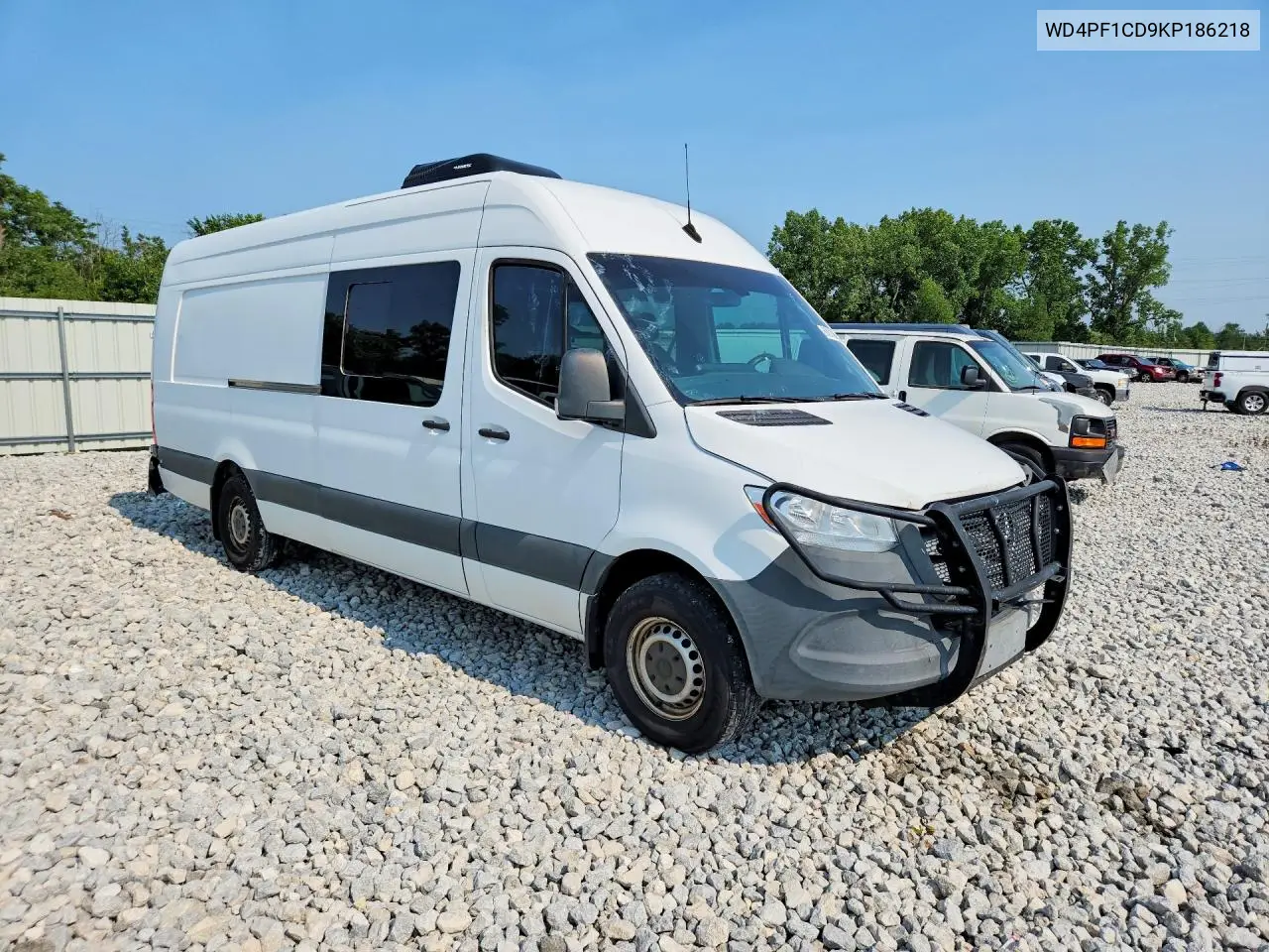 2019 Mercedes-Benz Sprinter 2500/3500 VIN: WD4PF1CD9KP186218 Lot: 60621846
