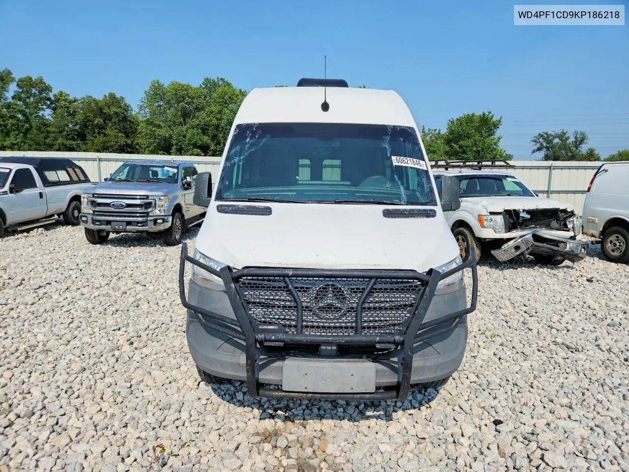 2019 Mercedes-Benz Sprinter 2500/3500 VIN: WD4PF1CD9KP186218 Lot: 60621846