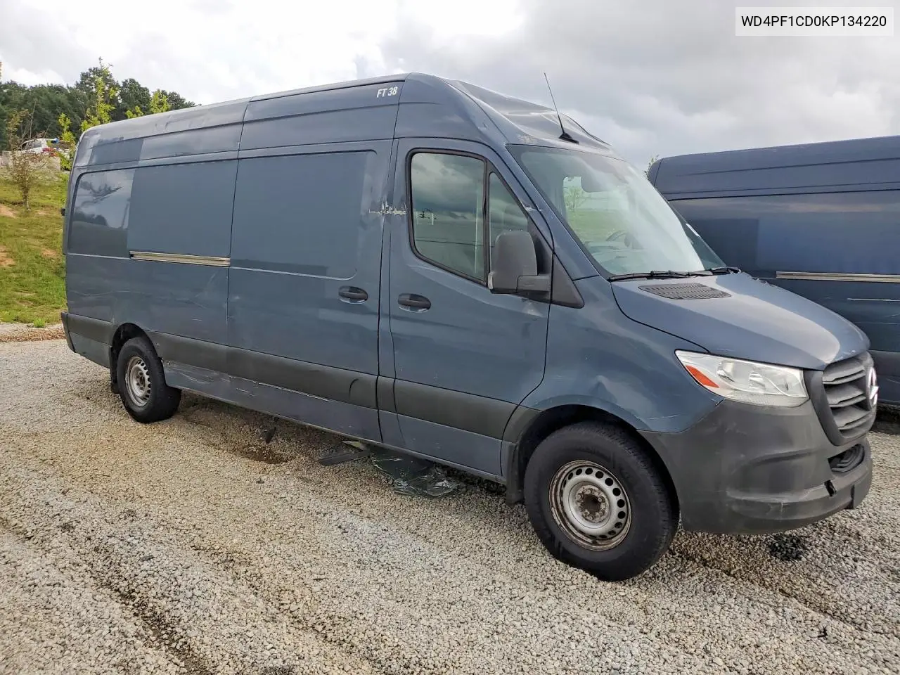 2019 Mercedes-Benz Sprinter 2500/3500 Delivery Van VIN: WD4PF1CD0KP134220 Lot: 60993946