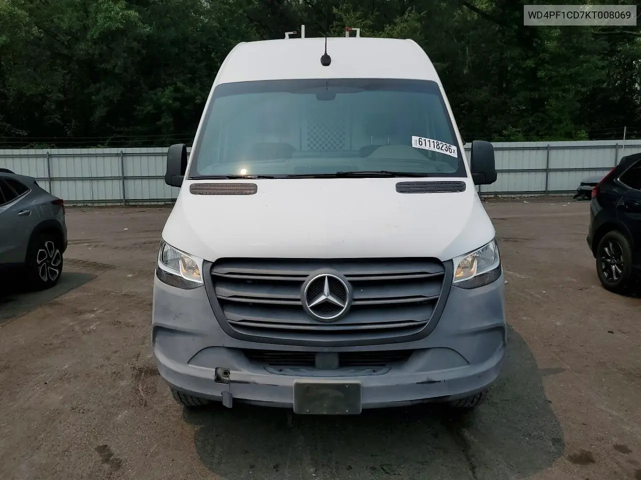 2019 Mercedes-Benz Sprinter 2500/3500 VIN: WD4PF1CD7KT008069 Lot: 61118236