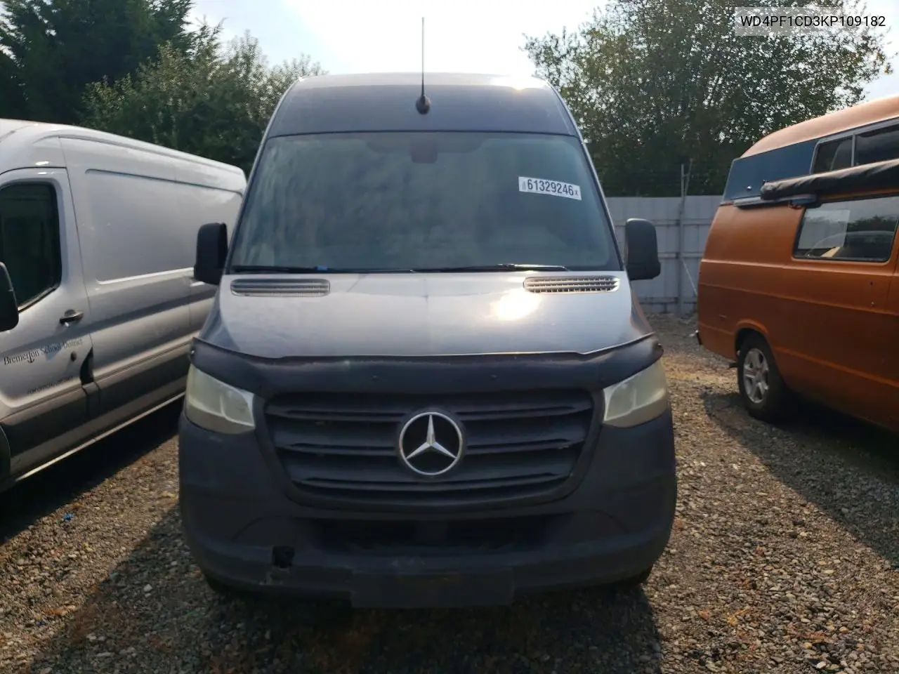 2019 Mercedes-Benz Sprinter 2500/3500 VIN: WD4PF1CD3KP109182 Lot: 61329246