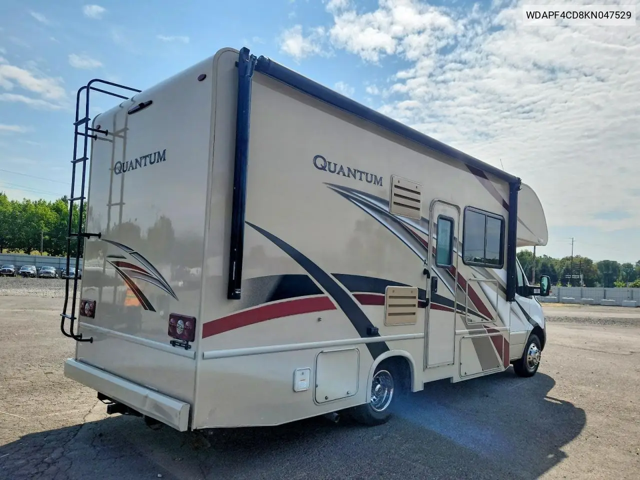 2019 Mercedes Sprinter Rv - Rv VIN: WDAPF4CD8KN047529 Lot: 61610556