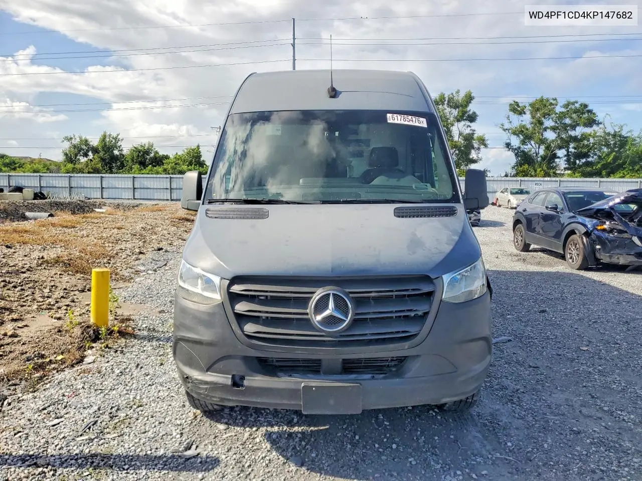 2019 Mercedes-Benz Sprinter 2500/3500 VIN: WD4PF1CD4KP147682 Lot: 61785476