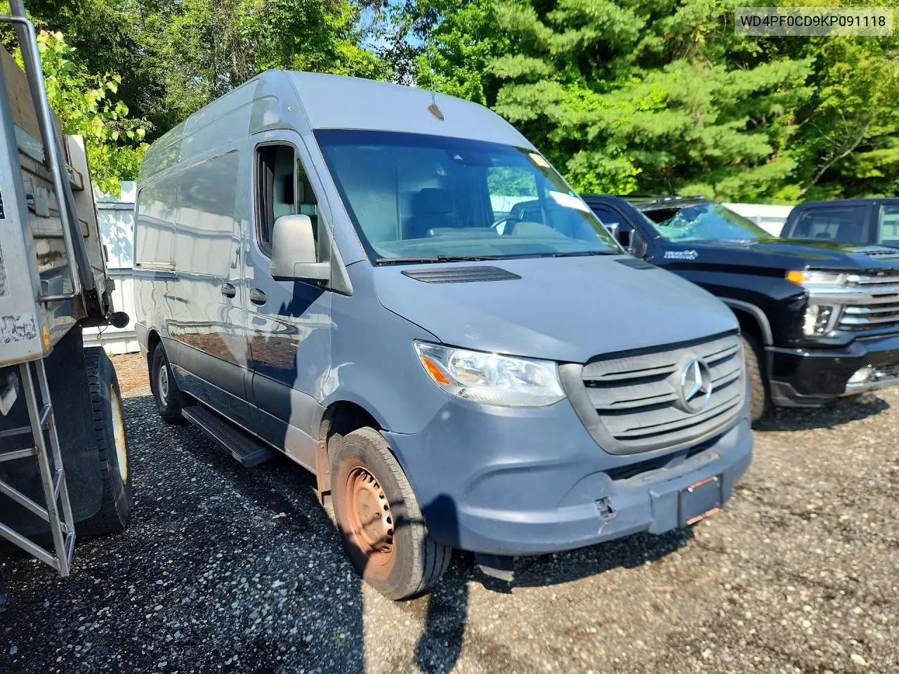 2019 Mercedes-Benz Sprinter 2500/3500 VIN: WD4PF0CD9KP091118 Lot: 61791796