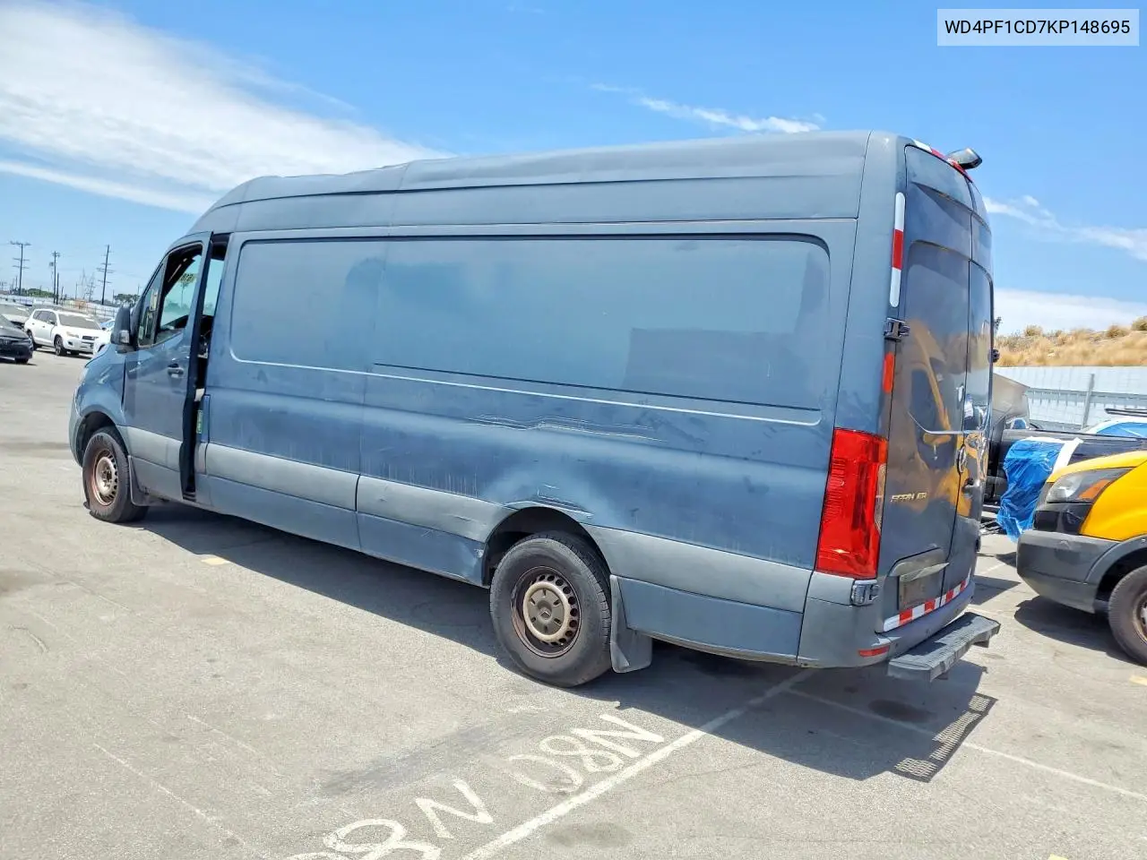2019 Mercedes-Benz Sprinter 2500/3500 VIN: WD4PF1CD7KP148695 Lot: 61811126