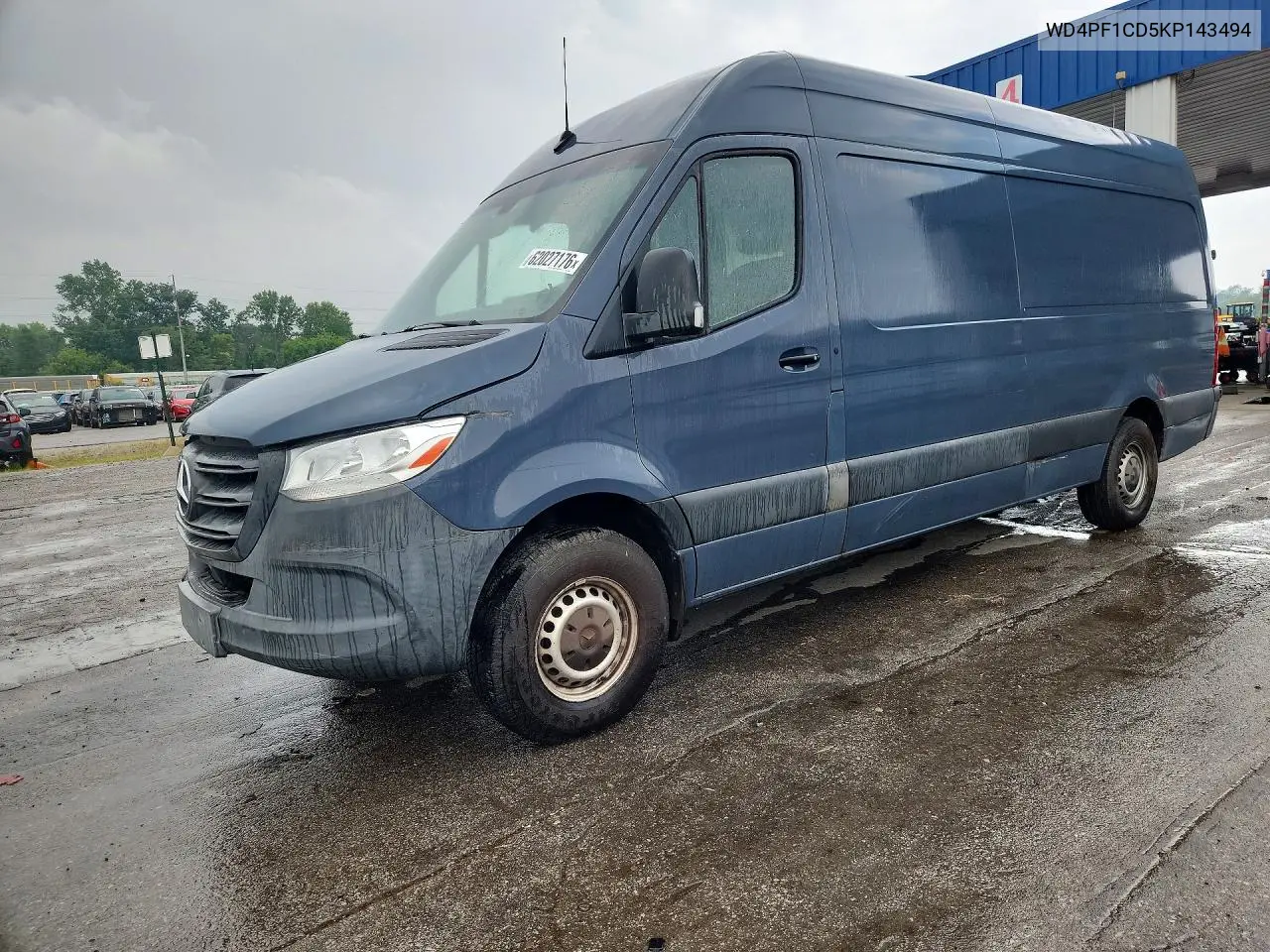 2019 Mercedes-Benz Sprinter 2500/3500 VIN: WD4PF1CD5KP143494 Lot: 62027176