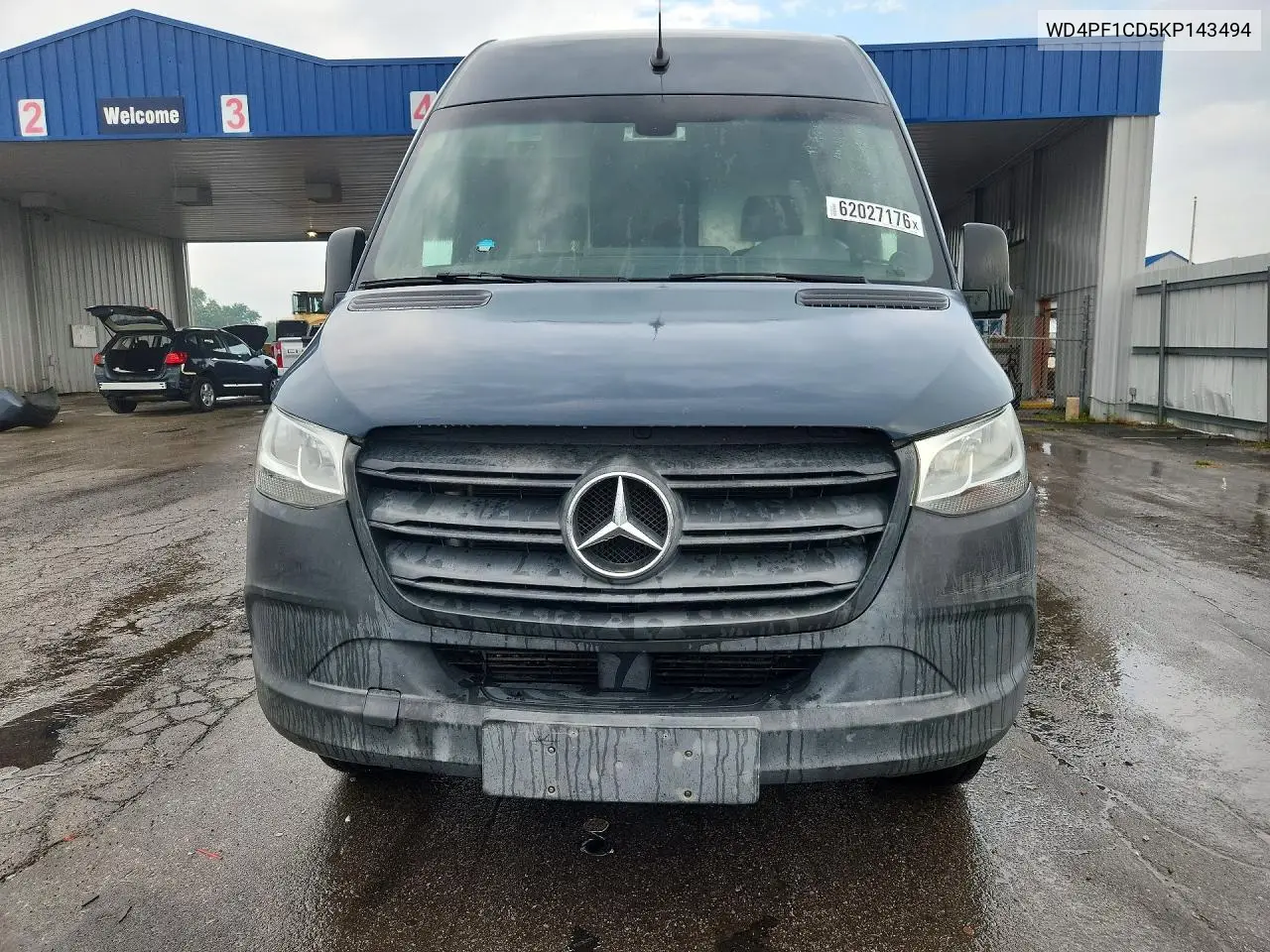 2019 Mercedes-Benz Sprinter 2500/3500 VIN: WD4PF1CD5KP143494 Lot: 62027176