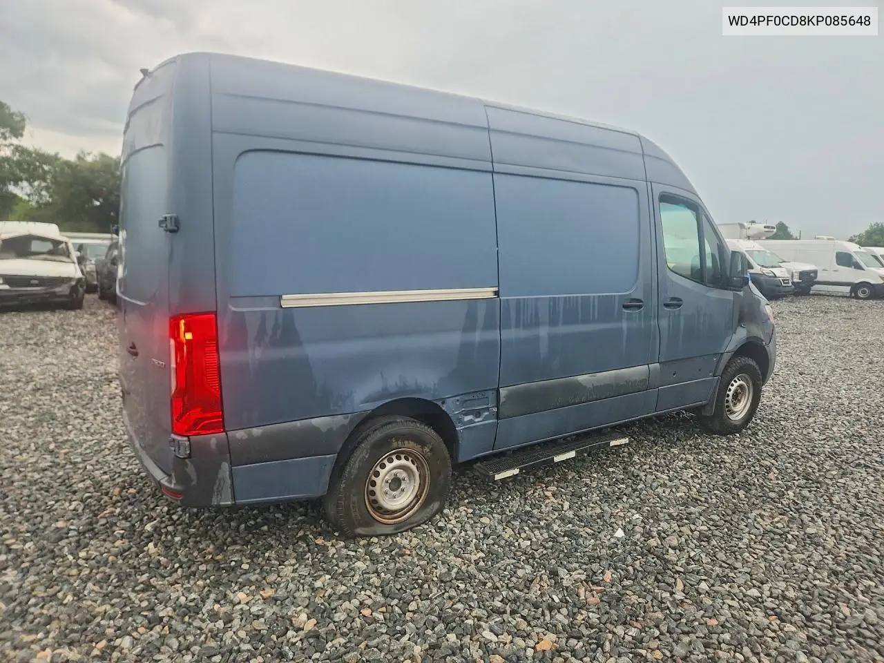 2019 Mercedes-Benz Sprinter 2500/3500 Delivery Van VIN: WD4PF0CD8KP085648 Lot: 79136075