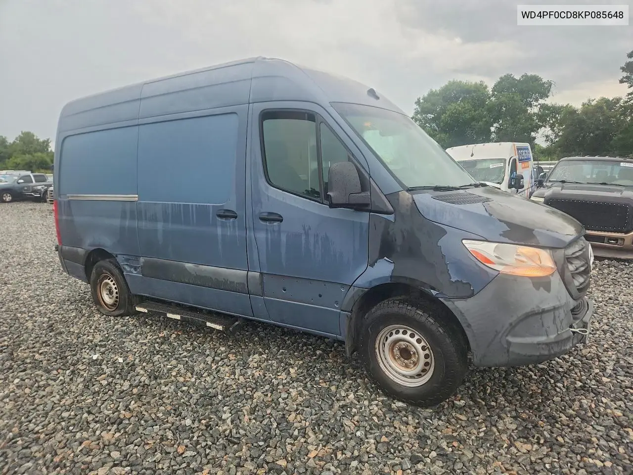 2019 Mercedes-Benz Sprinter 2500/3500 Delivery Van VIN: WD4PF0CD8KP085648 Lot: 79136075