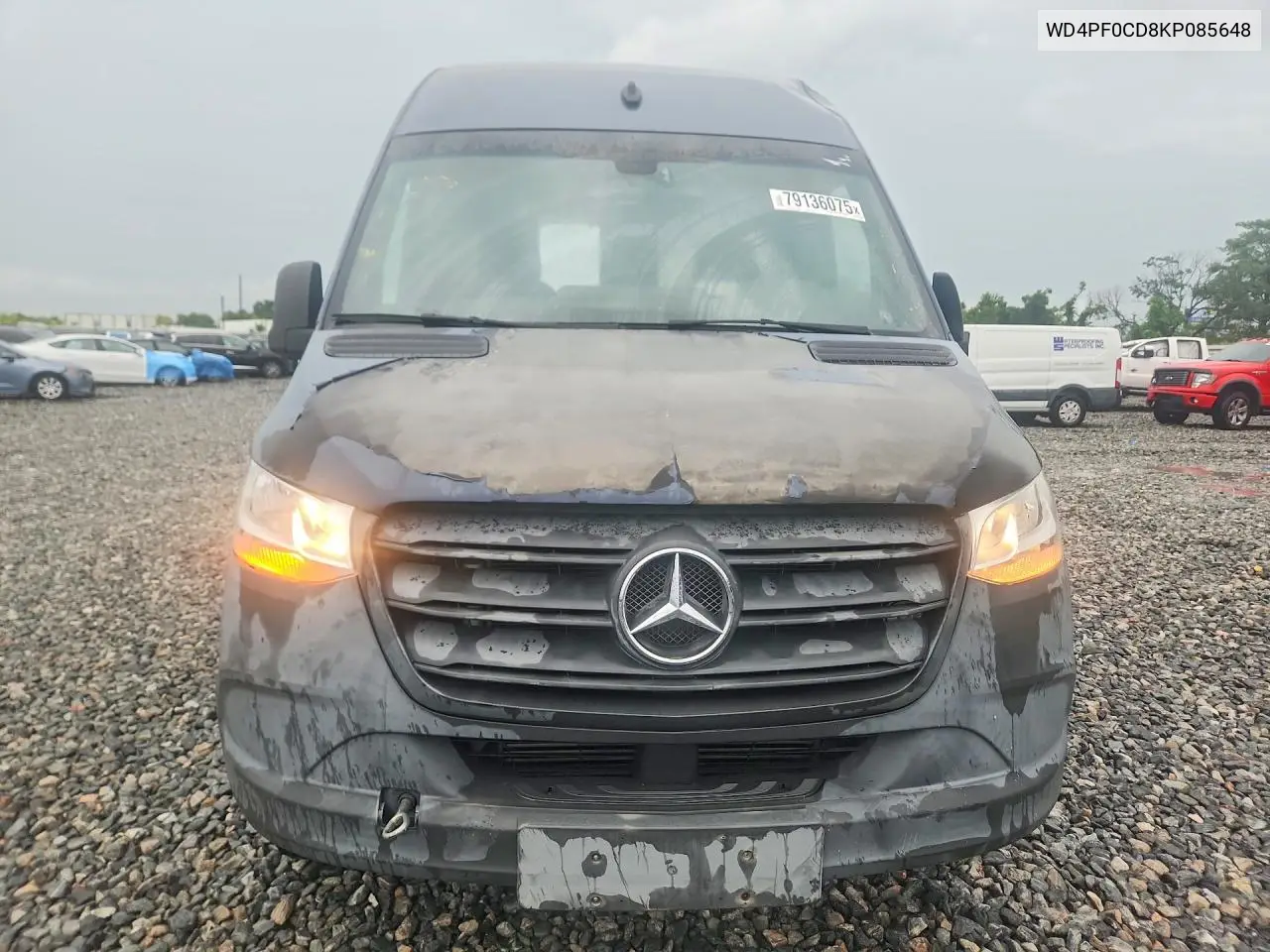 2019 Mercedes-Benz Sprinter 2500/3500 Delivery Van VIN: WD4PF0CD8KP085648 Lot: 79136075