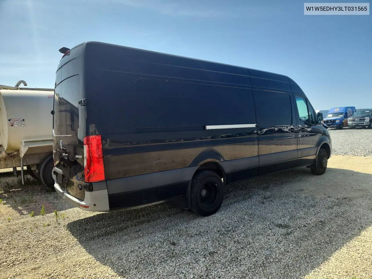 2020 Mercedes-Benz Sprinter 3500 VIN: W1W5EDHY3LT031565 Lot: 58111676