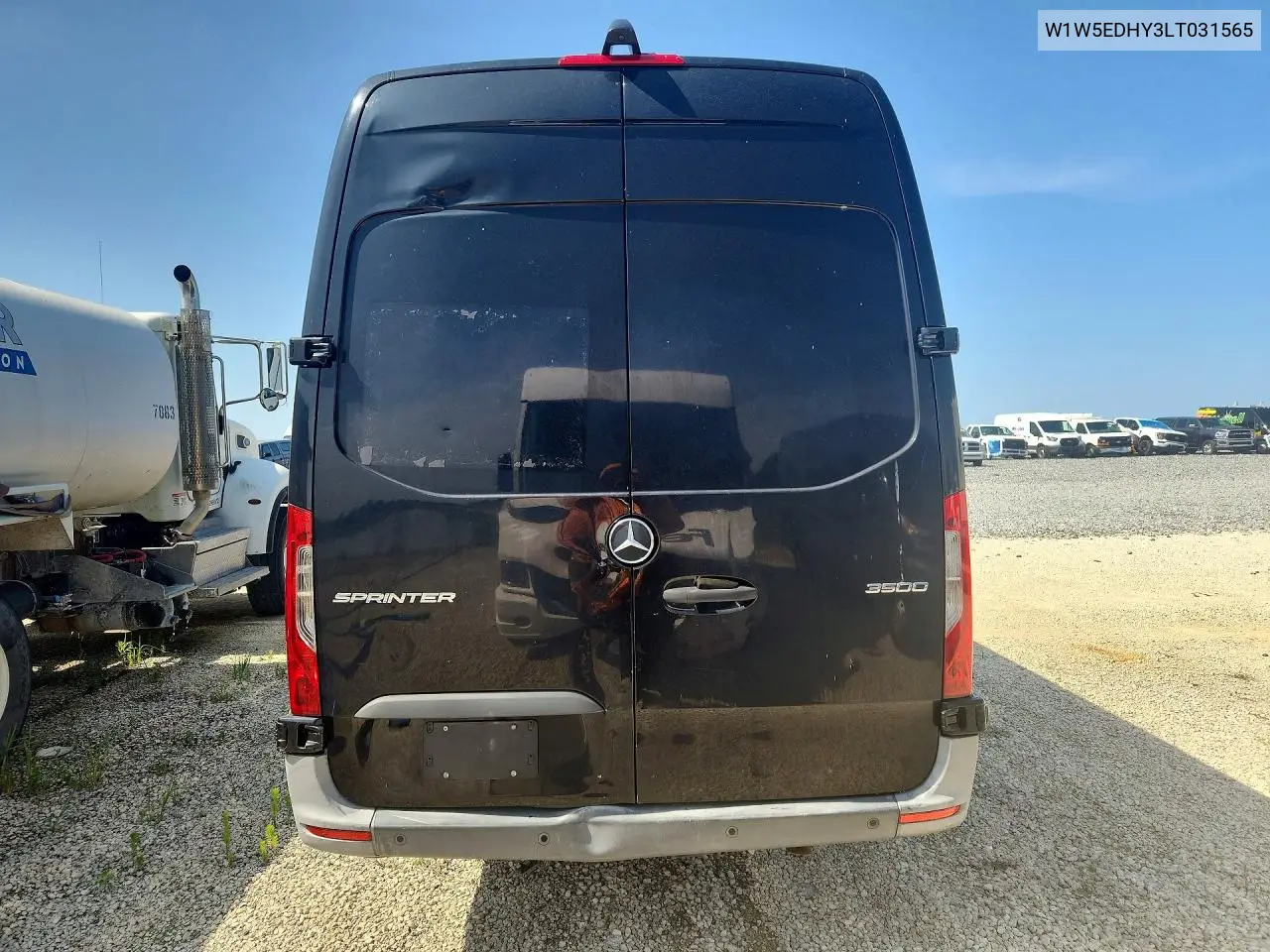 2020 Mercedes-Benz Sprinter 3500 VIN: W1W5EDHY3LT031565 Lot: 58111676
