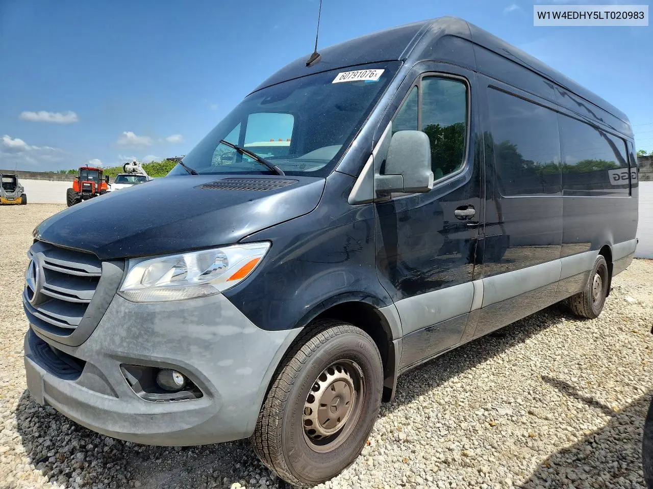 2020 Mercedes-Benz Sprinter 2500 VIN: W1W4EDHY5LT020983 Lot: 60791076