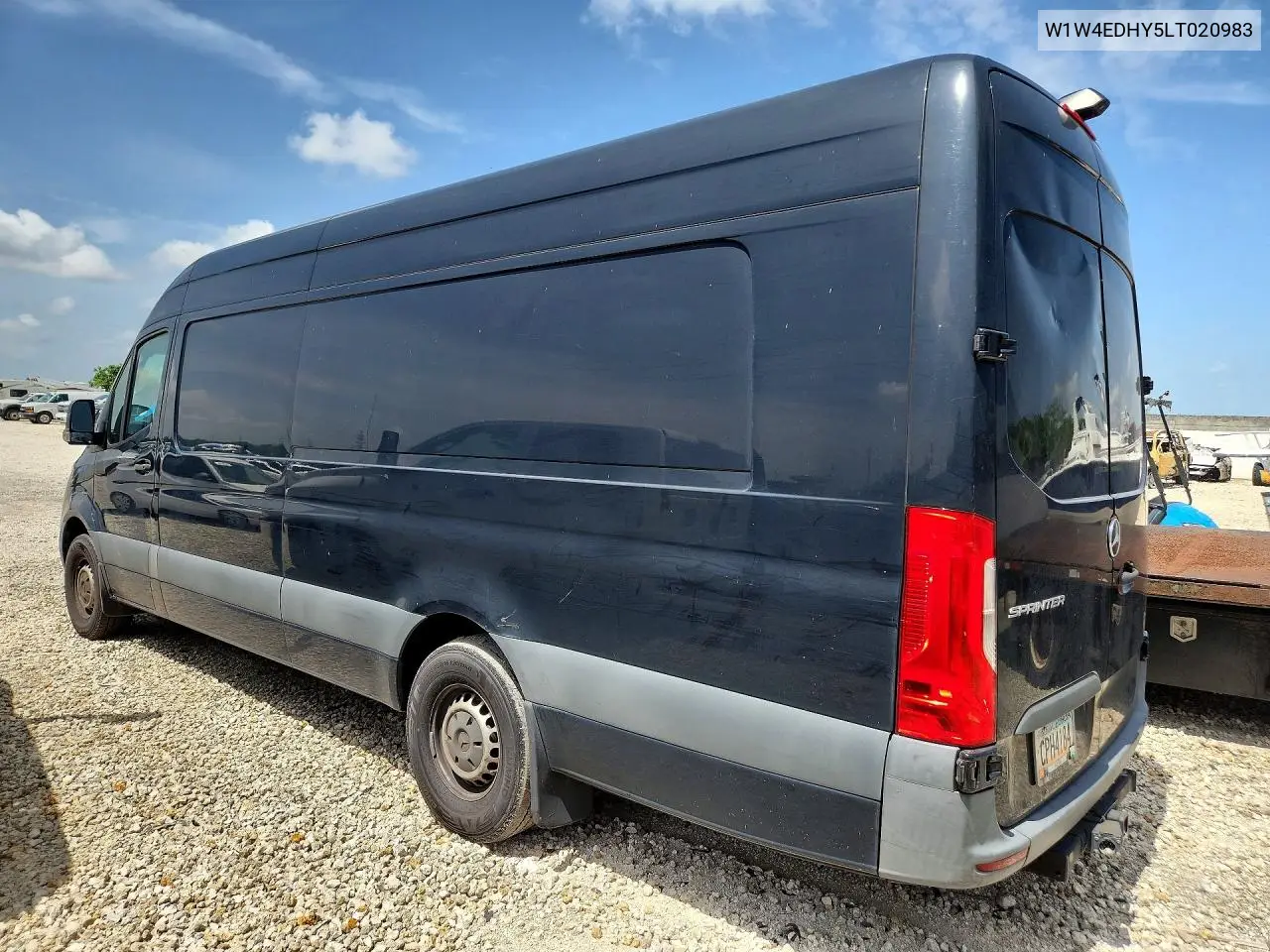 2020 Mercedes-Benz Sprinter 2500 VIN: W1W4EDHY5LT020983 Lot: 60791076