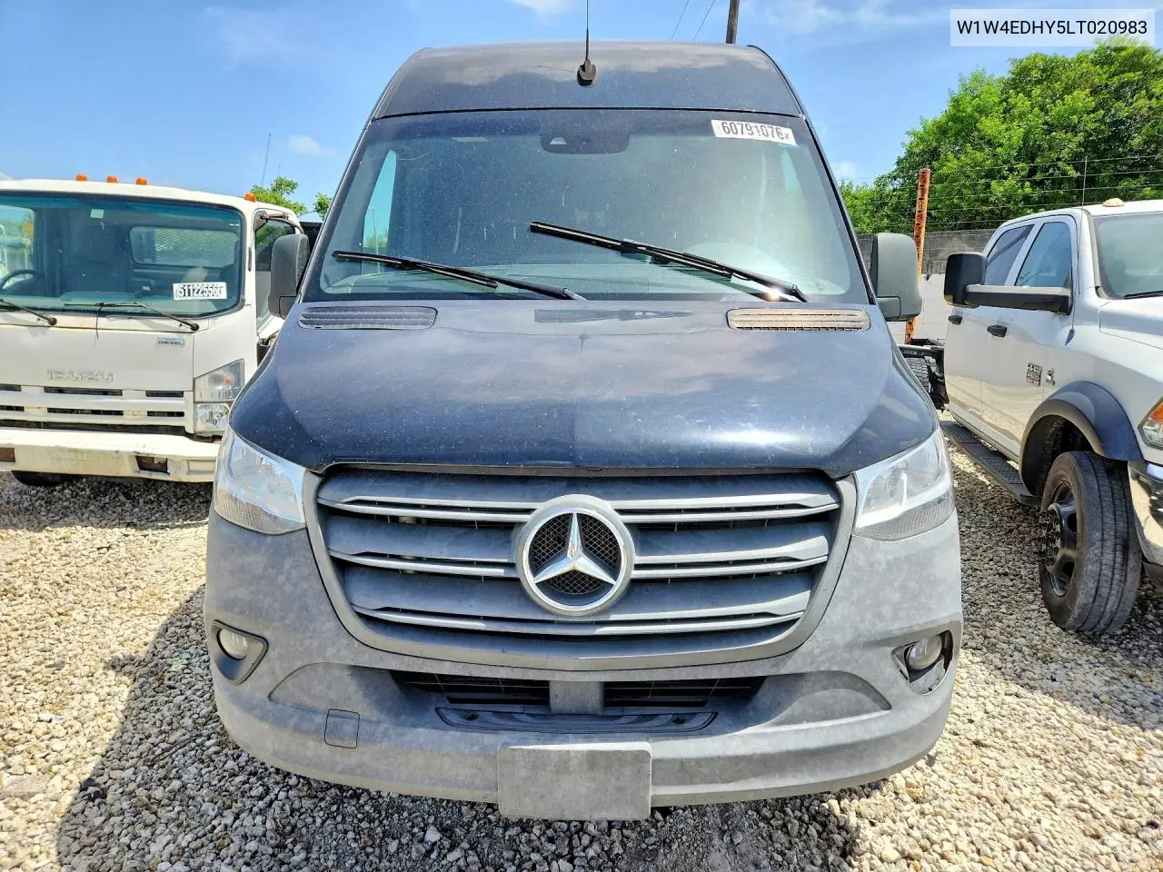 2020 Mercedes-Benz Sprinter 2500 VIN: W1W4EDHY5LT020983 Lot: 60791076